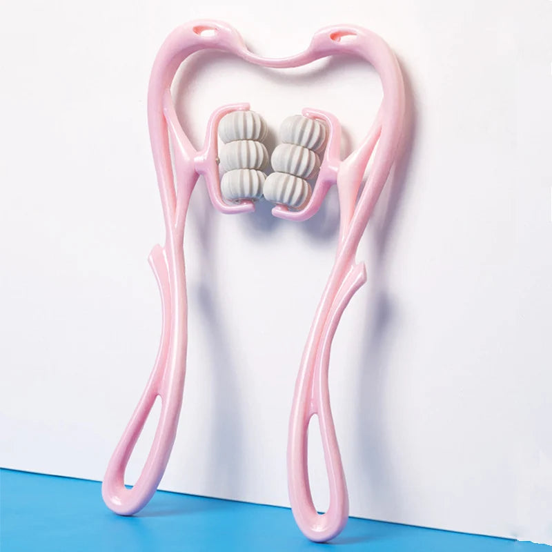 Masajeador de cuello con seis rodillos