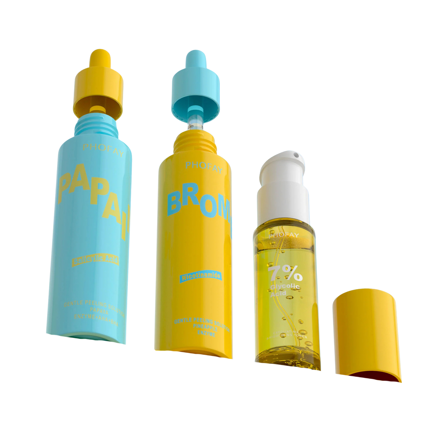 PHOFAY GLYCOLIC ACID AHA EXFOLIATING  BRIGHTENING TONER