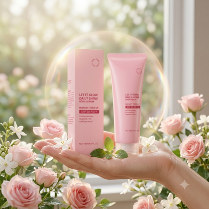 Sérum Corporel Brillant Crème Éclaircissante Douce et Hydratante