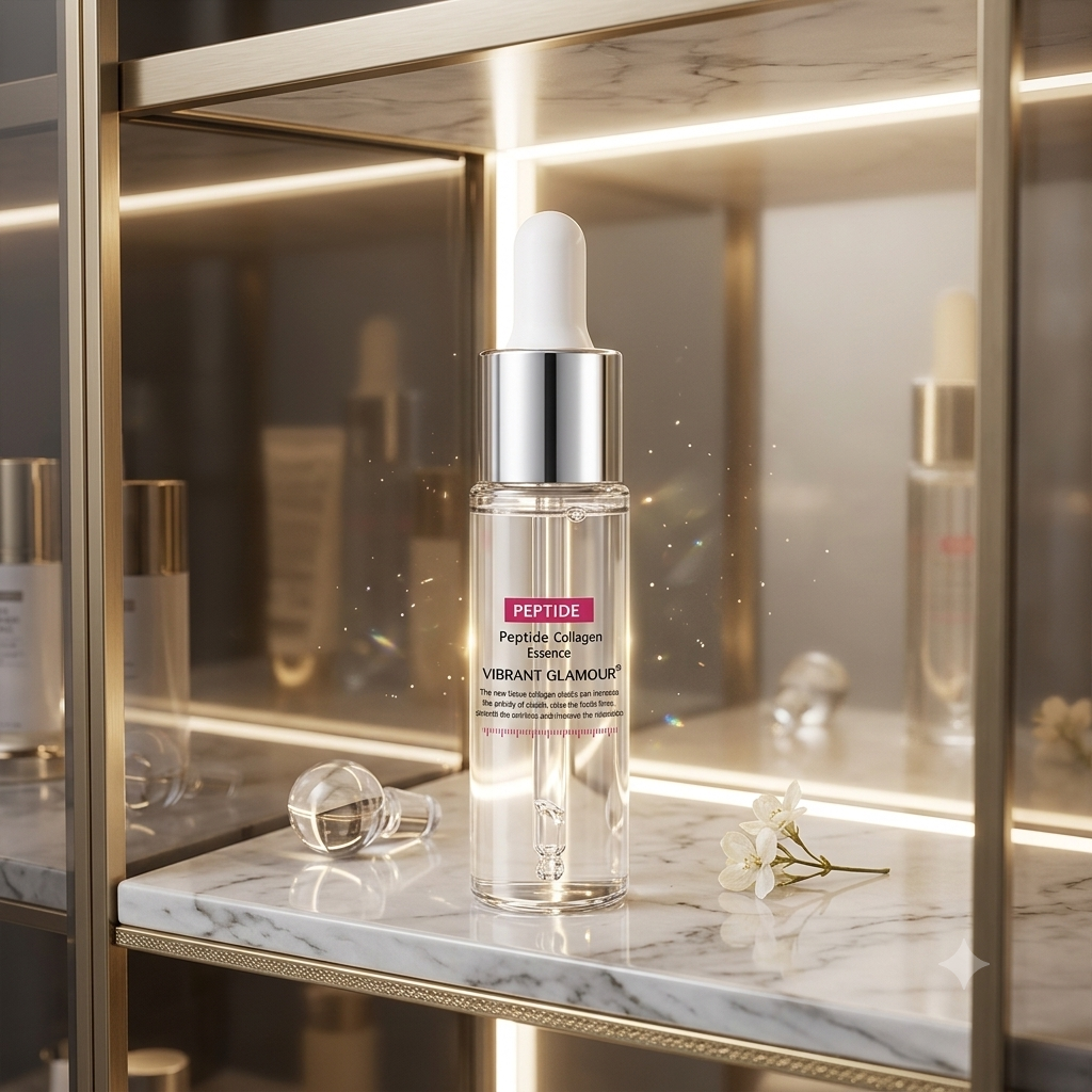 Vibrant Glamour Peptide Collagen Facial Serum To Tighten And Reduce Fine Lines