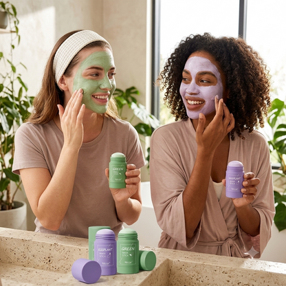 Nicor Cleansing Green Tea Mask Clay Stick Oil Control Anti-Acne Whitening Seaweed Mask Skin Care