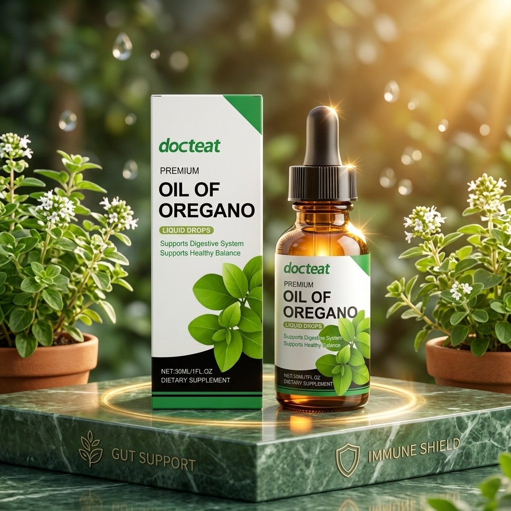 Premium Oil Of Oregano Liquid Drops Docteat
