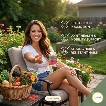 Vegan Peptide Collagen Booster Vitamin Gummies